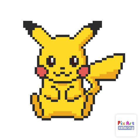 Pikachu pixel - ePuzzle foto puzzle