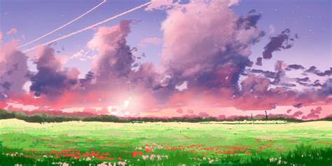 ArtStation - Anime Styled Background | Sunset #1