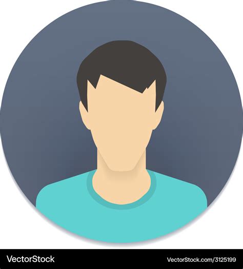 Icon user avatar for web site or mobile app Vector Image