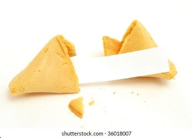 Fortune Cookie Blank Message Stock Photo 36018007 | Shutterstock