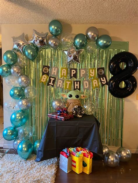 Baby Yoda Birthday party in 2021 | Yoda birthday, Baby yoda birthday ...