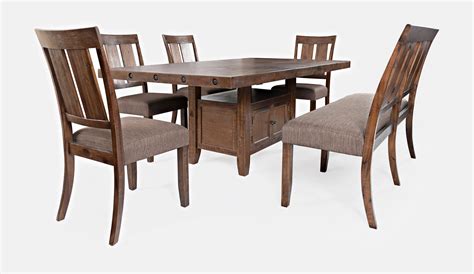 Jofran Mission Viejo 1x1966-42KD+1x1966-78+4x1966-395KD Table and Chair ...