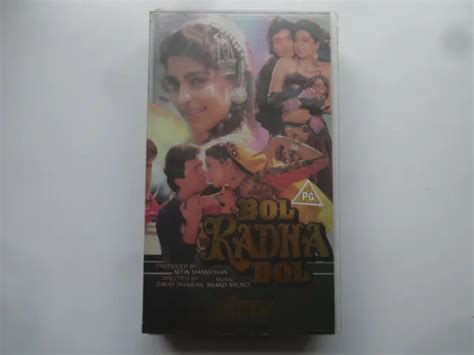 BOL RADHA BOL ~ Bollywood VHS video tape ~ rishi kapoor, juhi chawla ...