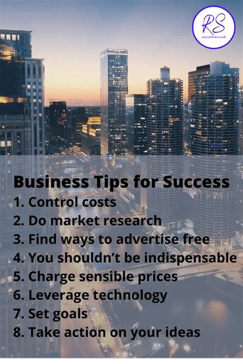 8 Top Business Tips for Success Today - Roy Sutton