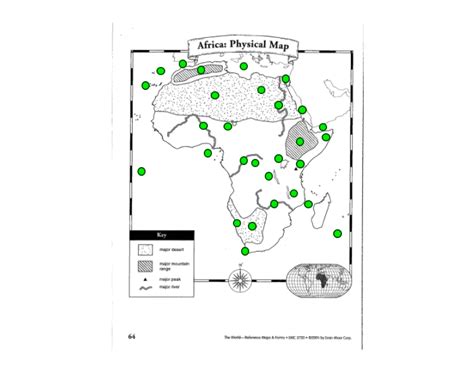 Africa Physical Map #2 Quiz