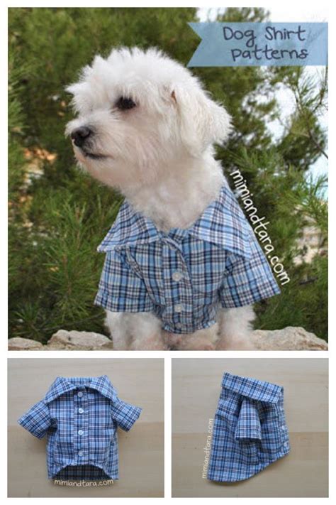 Dog Shirt Sewing Pattern | Dog shirt pattern, Sew dog clothes, Dog ...