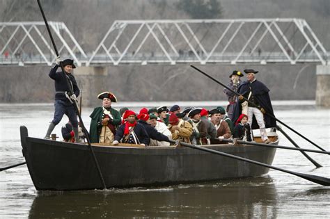 High water dampens re-enactment of George Washington's Delaware River ...