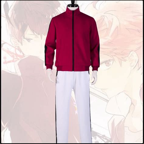 Haikyuu!! Miya Atsumu Cosplay Costume inarizaki High School Coat Jacket Sport Uniform Set Kita ...