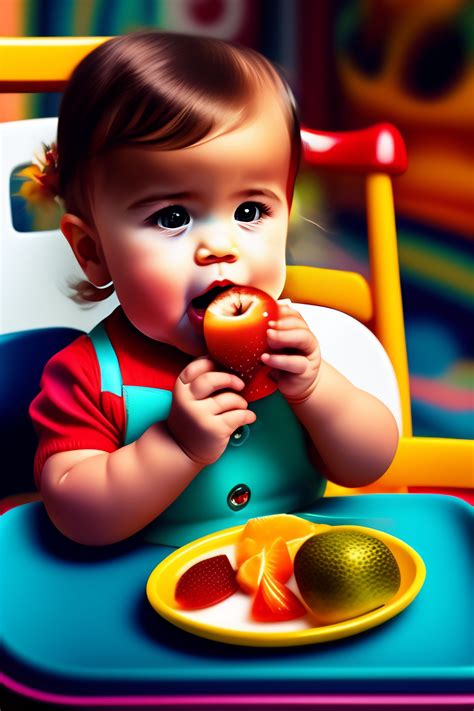 Lexica - Cothic art wonderfull women toddler eating
