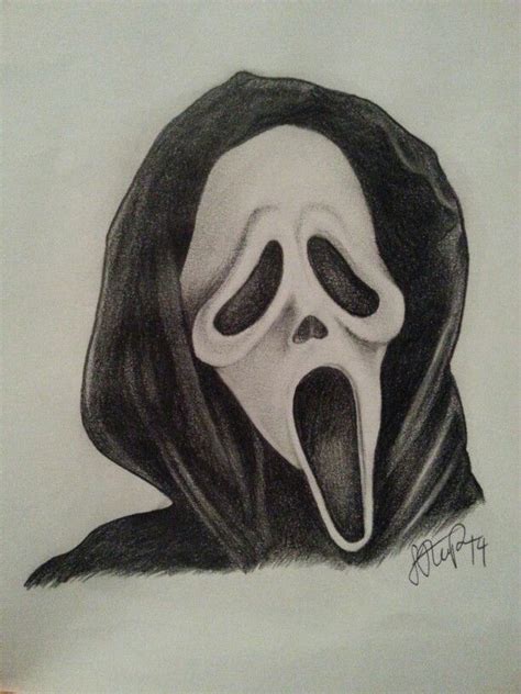 ghost drawing easy scary - Frances Her