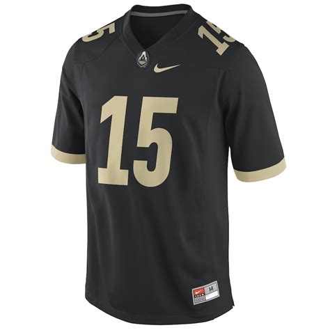 Nike Purdue Boilermakers #15 Game Football Jersey - Black