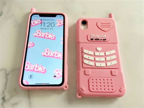 BARBIE pink Iphone 3D Silicone soft phone case Barbie dream | Etsy