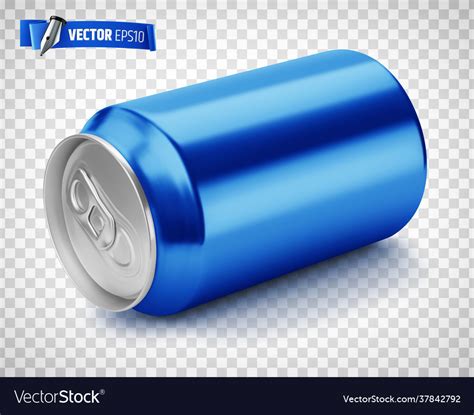 Realistic soda can Royalty Free Vector Image - VectorStock