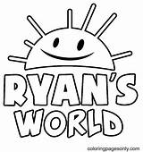 Ryans World Coloring Pages Printable For Free Download sketch template