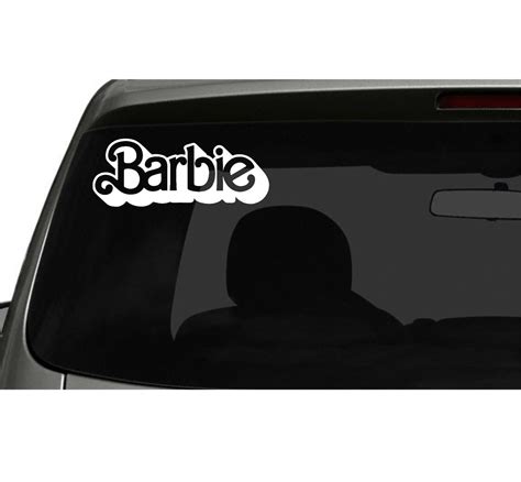 Barbie Logo Car/Van/Window Decal