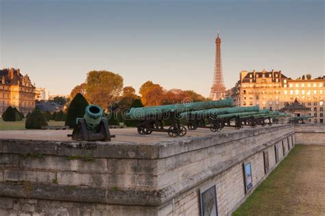 Historic Cannon in Les Invalides Museum in Paris Stock Photo - Image of ...