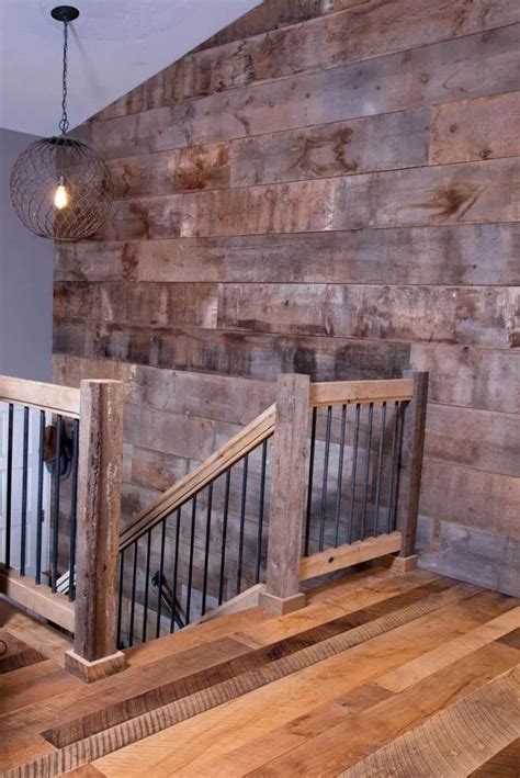 40 Smart Basement Man Cave Bar Ideas ⋆ kompastv.me | Barn wood walls living room, Reclaimed barn ...