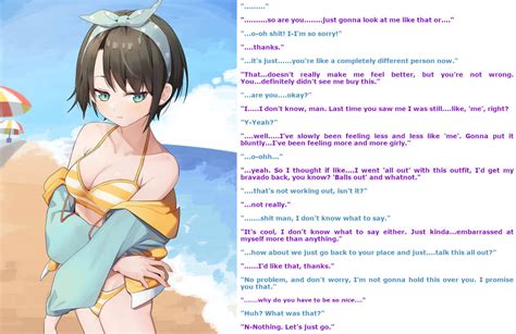 New Beach-wear - TG Caption by DJLi-TGCaps on DeviantArt