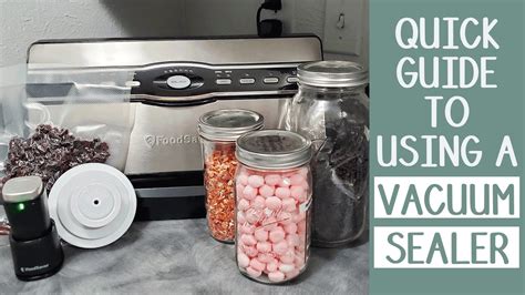 Basic, Quick Guide to Using a Foodsaver Vacuum Sealer for Food Storage ...