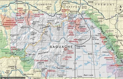 Saguache County Colorado Mining Districts – Western Mining History