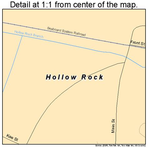 Hollow Rock Tennessee Street Map 4735280