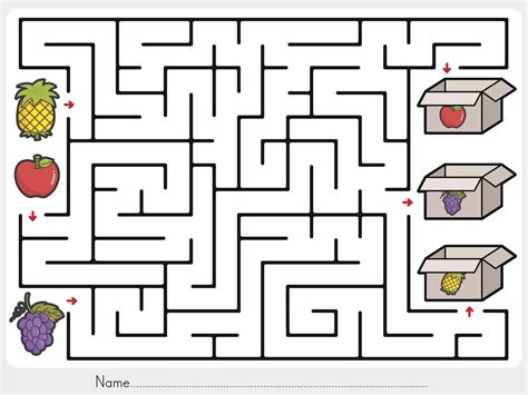 Printable Maze Activity Sheets