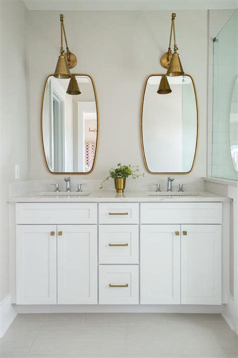 Brass Bathroom Mirrors