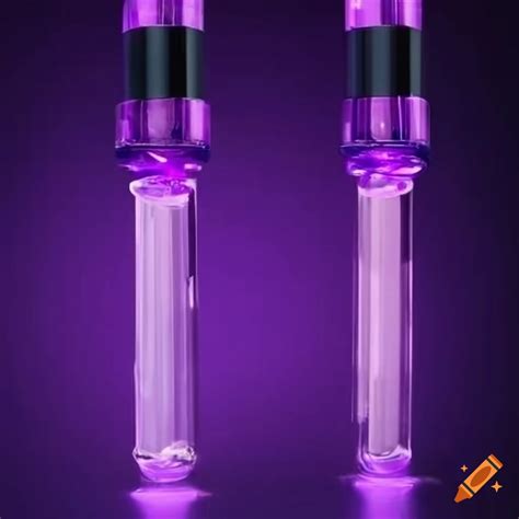 Purple crystal pneumatic tube on Craiyon