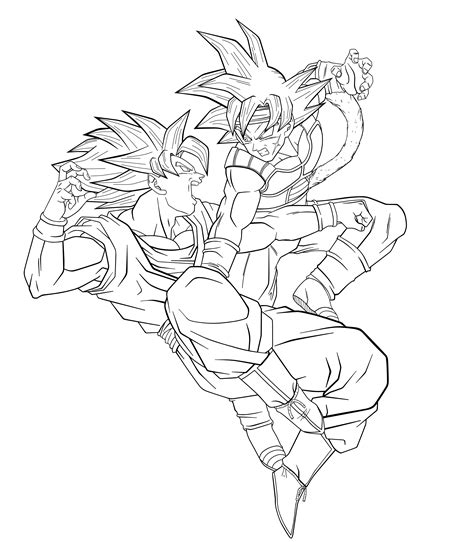 Goku vs Bardock by MaiagulCuon on DeviantArt