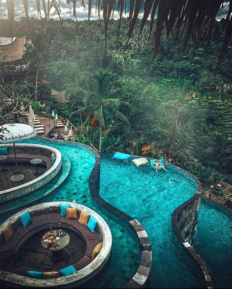 “Jungle Pools in Bali Indonesia 🇮🇩 by @terplanet” | Jungle resort, Pool, Luxury travel