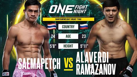 Razor-Close War Saemapetch vs. Rodlek - ONE Championship – The Home Of ...