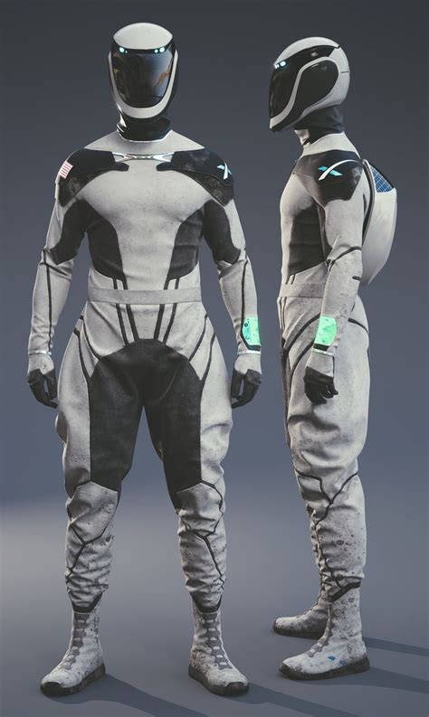 ArtStation - SpaceX Space Suit Concept, Lucas Valle | Space suit ...