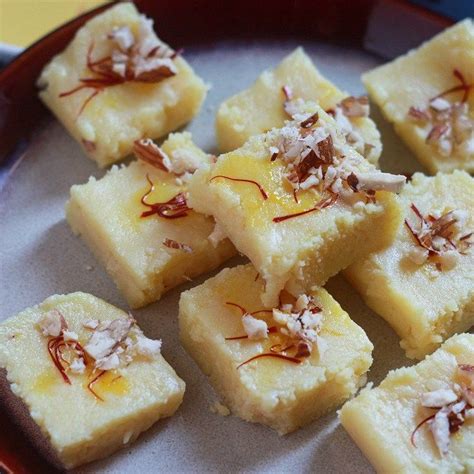 Simple Milk Powder Burfi Recipe | Indian dessert recipes, Burfi recipe, Sweet recipes