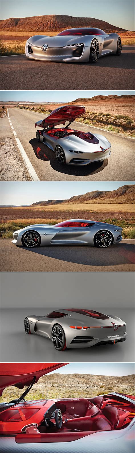 Futuristic Renault Trezor Electric GT Voted Most Beautiful Concept of 2016, Has F1-Inspired ...