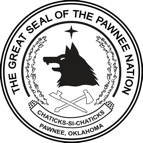 Black n White Pawnee Nation Seal | Pawnee, Native american, Ink