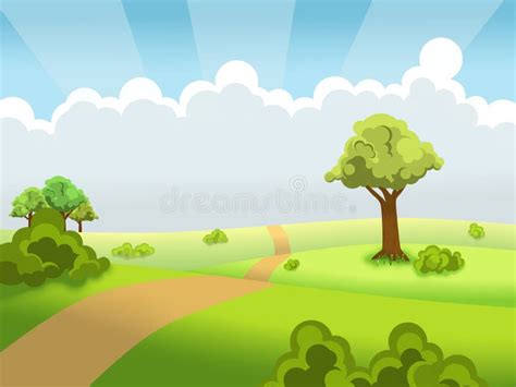 Cloudy Day stock illustration. Illustration of cloud - 51948845