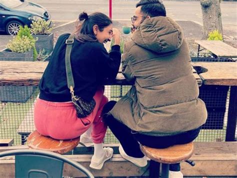 Look: Bollywood actress Anushka Sharma enjoys coffee date with Virat Kohli, shares photos on ...