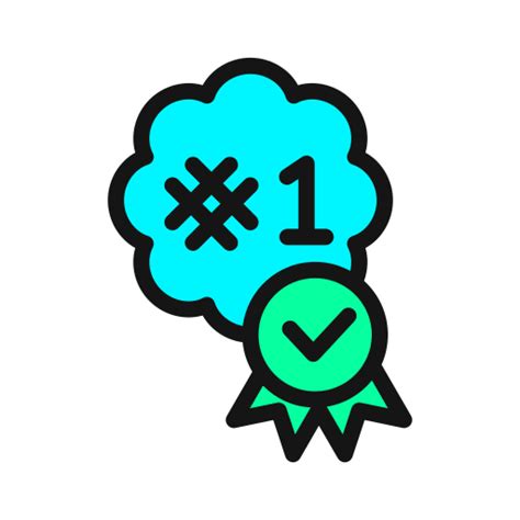 Verified badge emoji Generic Outline Color icon