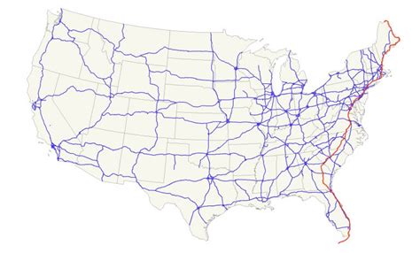 U.s. Route 1 - Wikipedia - Map Of I 95 From Florida To New York - Printable Maps