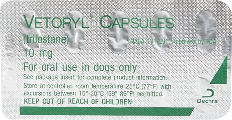 Vetoryl Capsules for Dogs, 10-mg, 30 capsules - Chewy.com