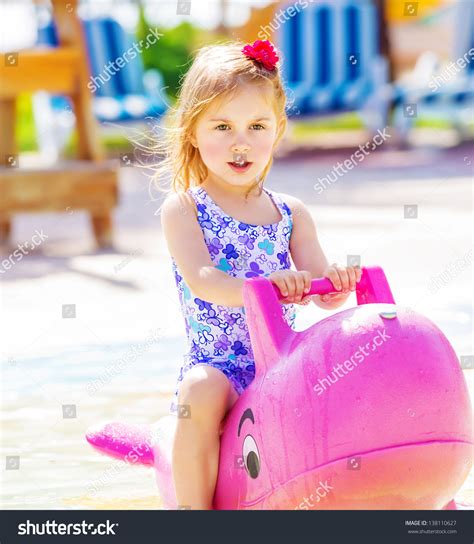 Closeup Active Baby Girl Swimming Pool Stock Photo 138110627 | Shutterstock