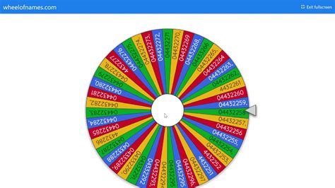 Wheel Of Names / Random Name Picker