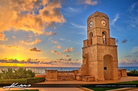 Clock Tower at Palm Beach Island Worth Avenue