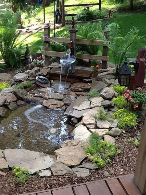 35 The Best Garden Pond Landscaping Ideas You Must Have | Waterfalls backyard, Garden water ...