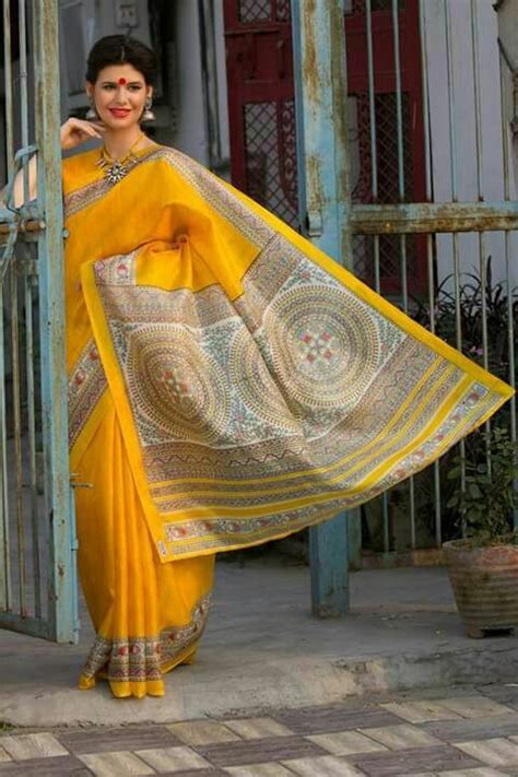 Madhubani Sarees at Rs 8900 | HANDMADE MADHUBANI PAINTING SAREE in ...