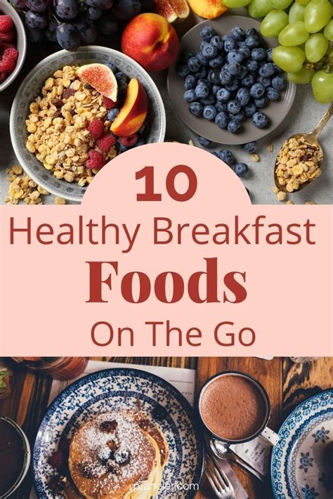 Healthy Breakfast On The Go: Foods, Recipes & more | PRANCIER | Healthy ...