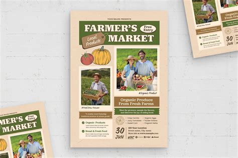 Farmer's Market Flyer Template [AI, EPS] - BrandPacks