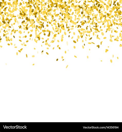 Golden confetti background Royalty Free Vector Image