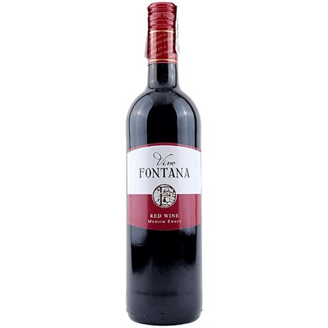 Vino Fontana Medium Sweet Red Wine | 750ml | Wines & Spirits | Walter Mart