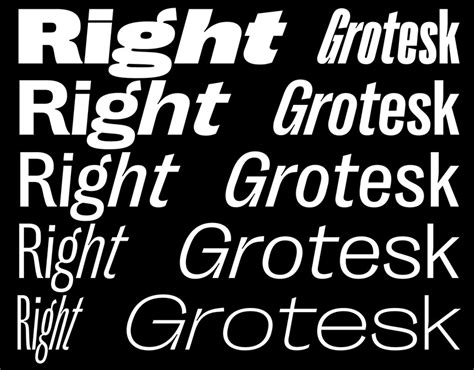 Download Right Grotesk Font Family trọn bộ